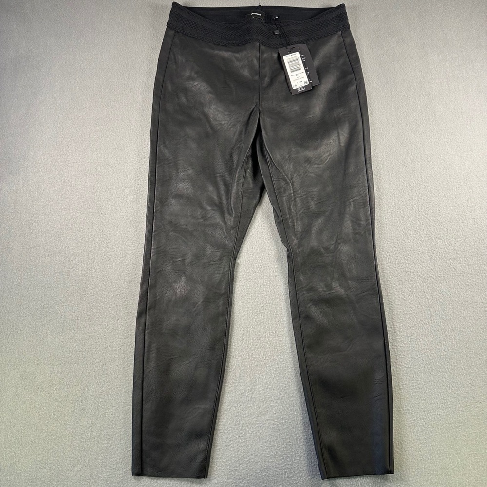 Vero Moda VMSTORM PU Legging Petite Black Faux Leather Pants 10241900 (29x26)